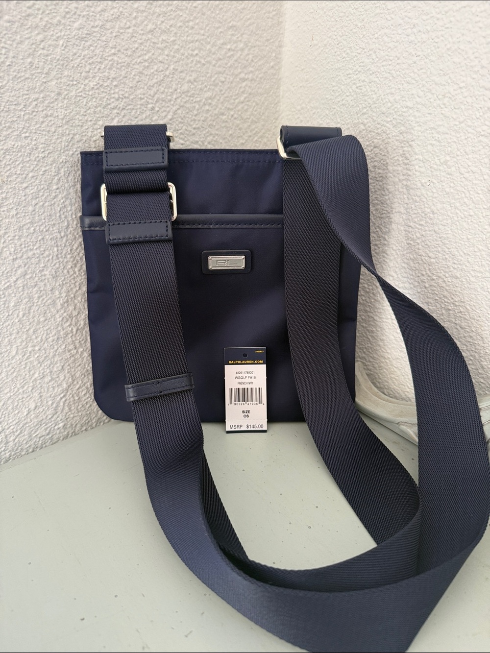 NWT Polo Golf Ralph Lauren 2016 French Navy Small Crossbody Bag